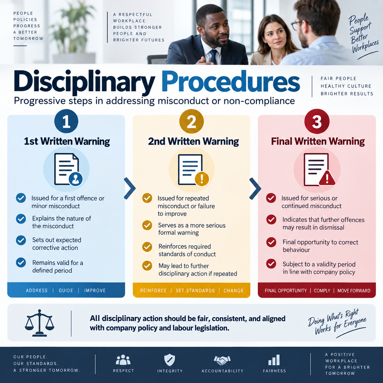 Written Warning Documents + 30 minute consultation